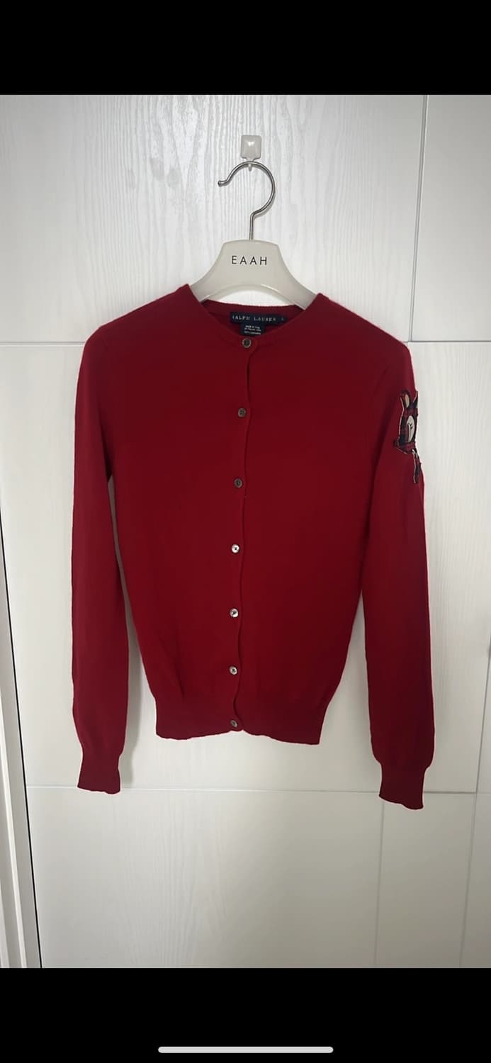 랄프로렌 캐시미어100 가디건 44,55 정품 상품이미지1