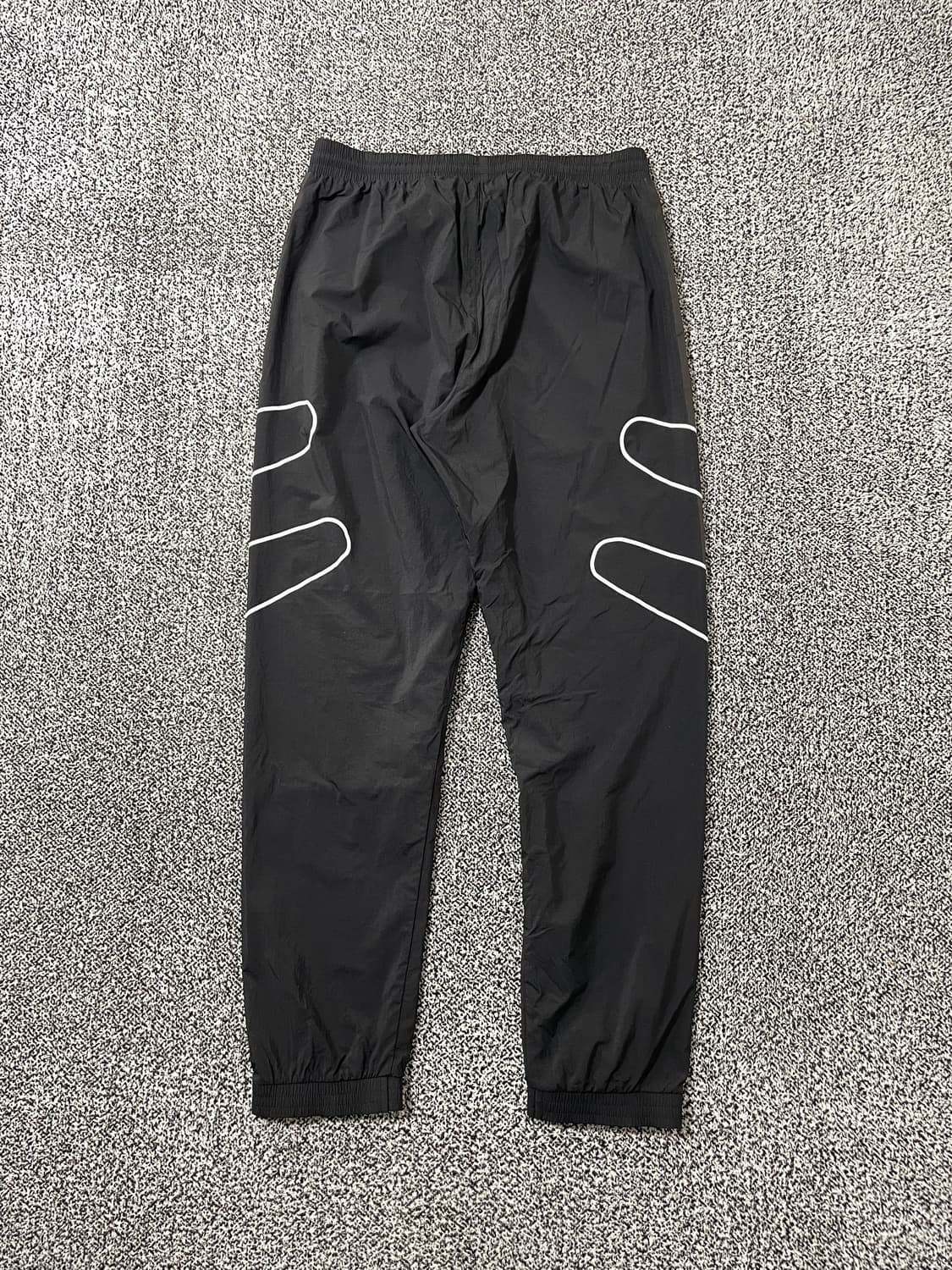 빈티지9. 아디다스 플레임 우븐 트랙팬츠 바스락 츄바 블랙 조거팬츠 상품이미지2