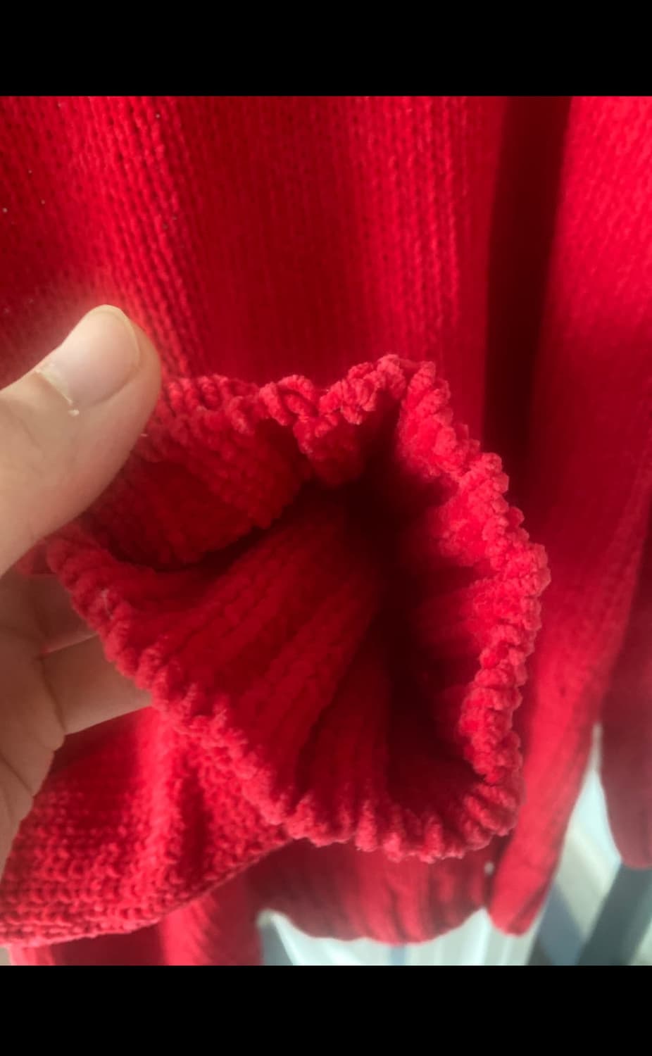 undercover 언더커버 원포켓 레드니트 상품이미지3