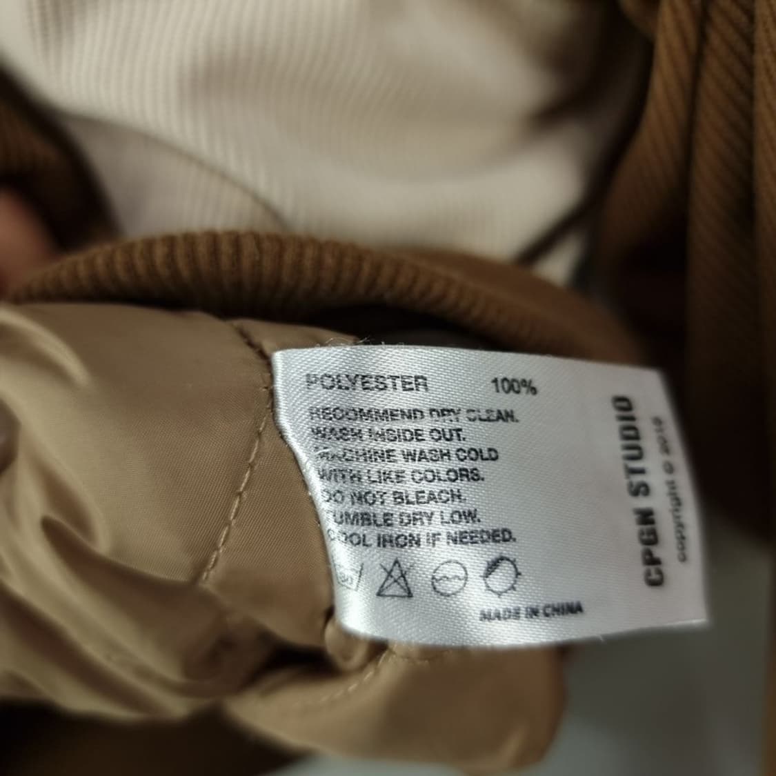 [꼼파뇨] 오버핏 코듀로이 골덴 집업 블루종 자켓 M18832 상품이미지10