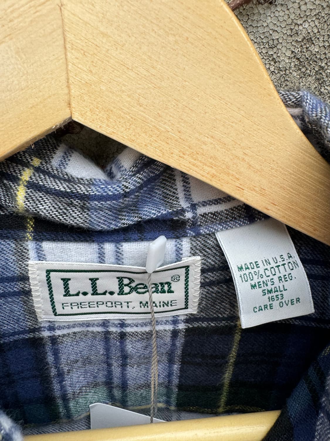 90s 엘엘빈 usa 빈티지 체크 패턴 플란넬 셔츠 S 상품이미지6