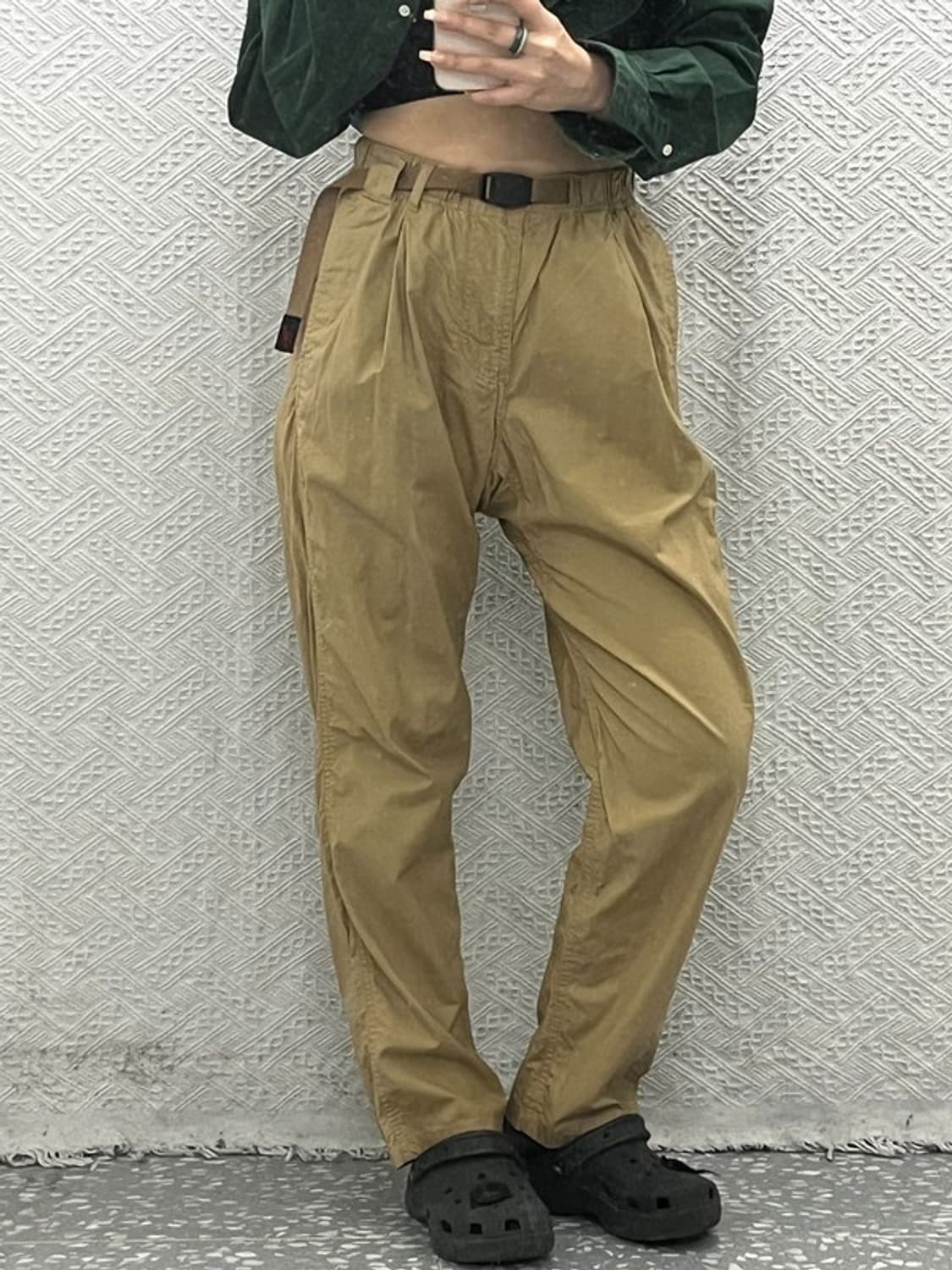 그라미치 워크웨어 캐주얼 벨티트 코튼 팬츠 S C06465 상품이미지2