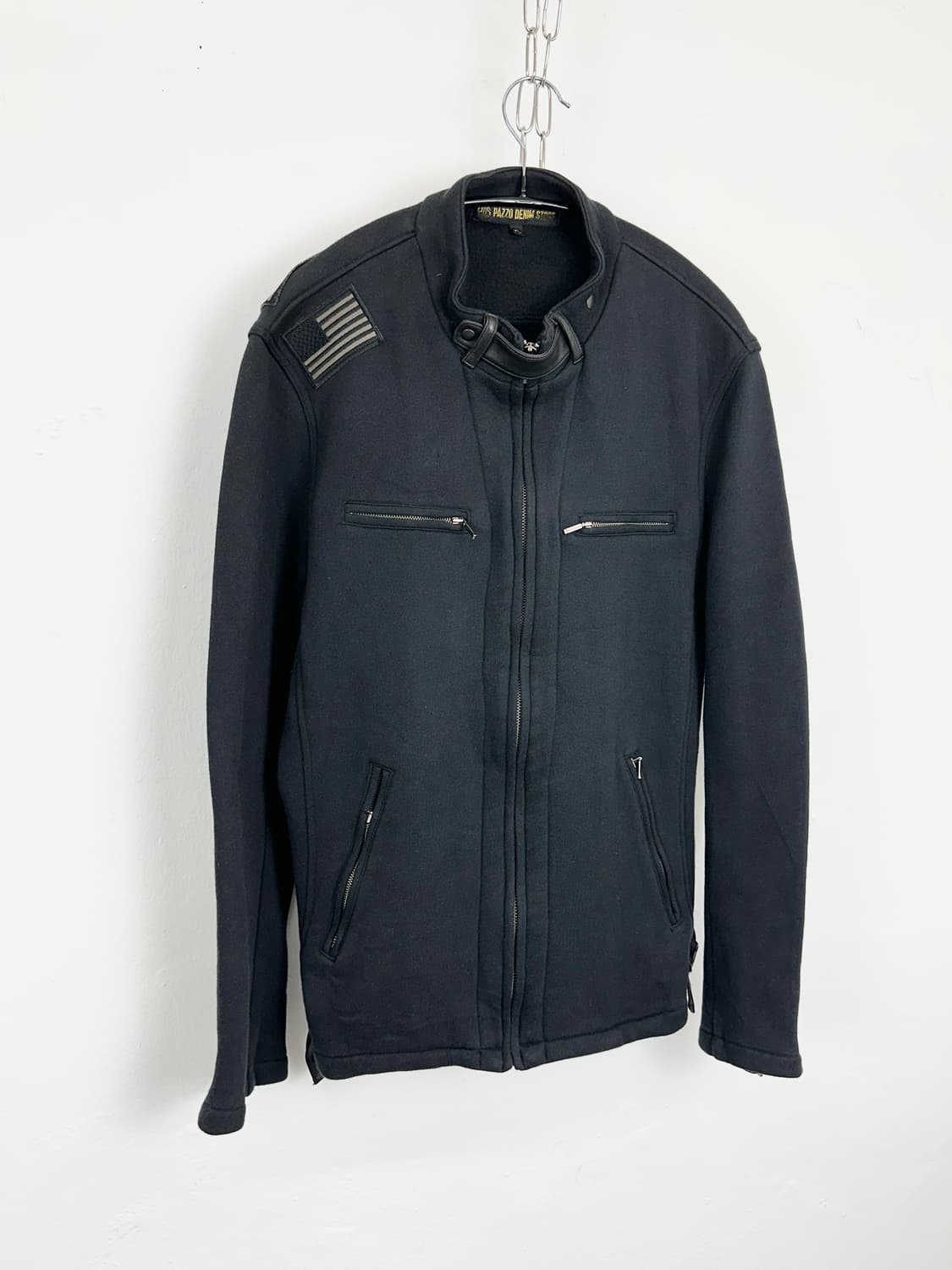 Pazzo Denim Store Flag Leather Strap Zip 상품이미지1