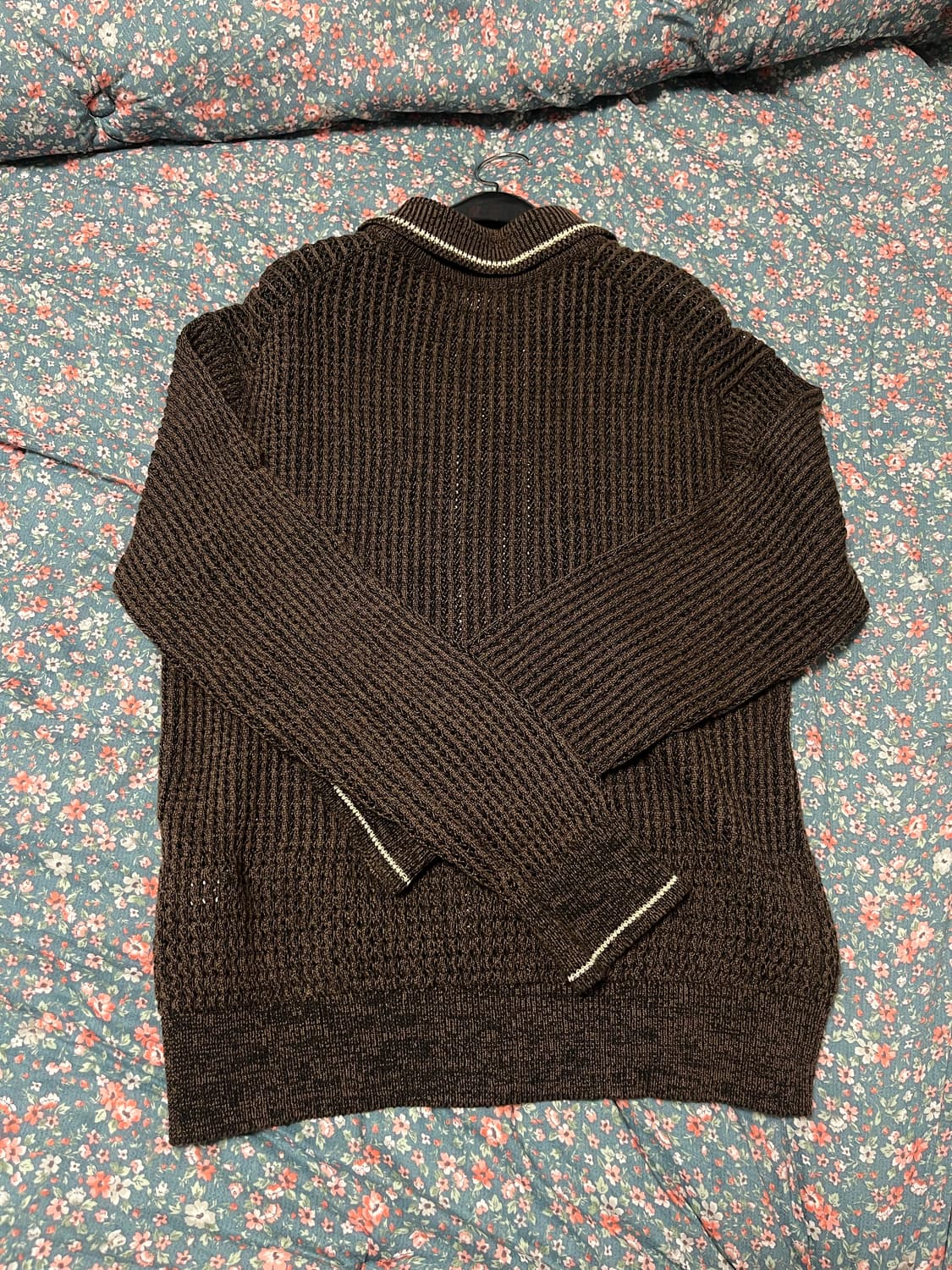 타임옴므 크로쉐니트가디건 상품이미지2