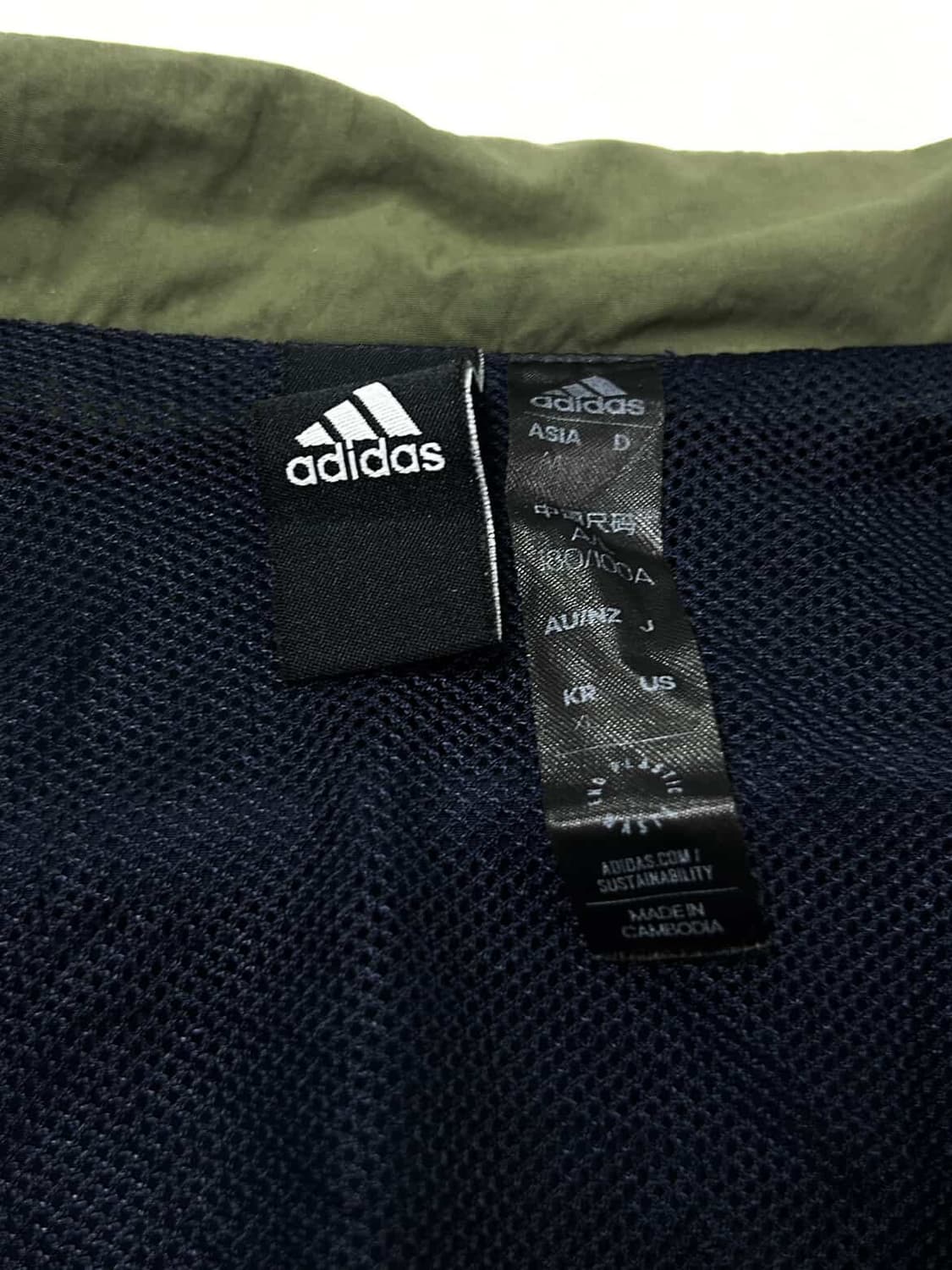 아디다스 배색 투웨이 우븐자켓 상품이미지9