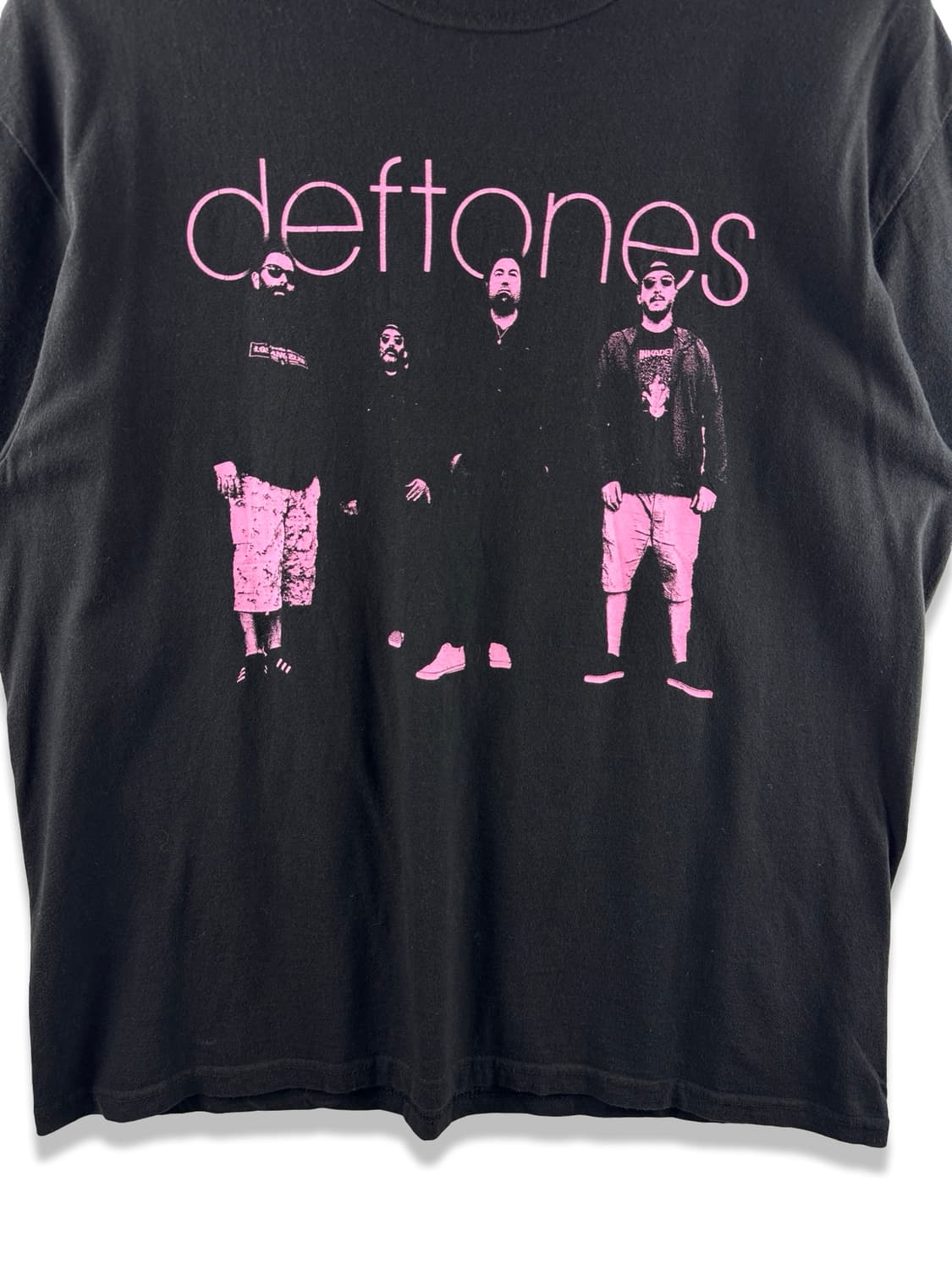 데프톤즈 Deftones 핑크 포토 그래픽 티셔츠4267 상품이미지5
