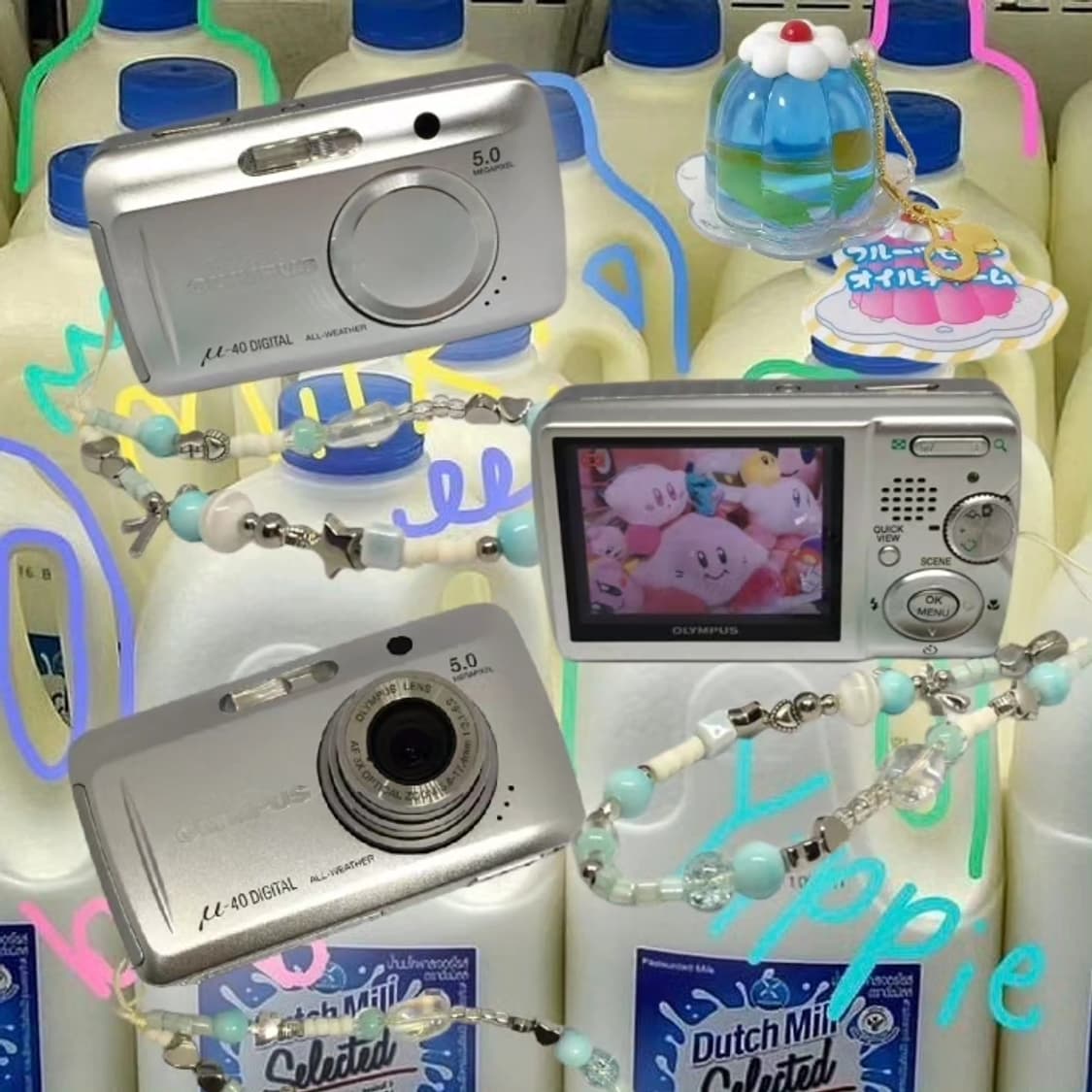 올림푸스 Olympus  μ-40 실버 풀박스빈티지디카 상품이미지1