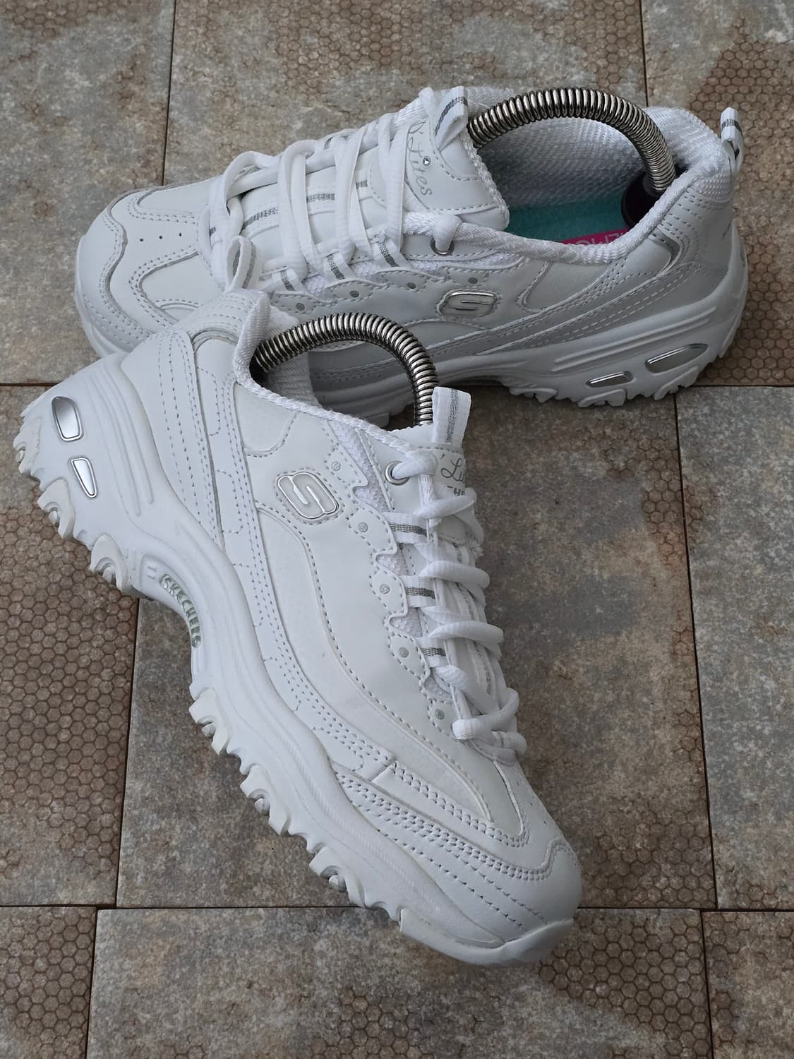 (225)스케쳐스 딜라이트 화이트 상품이미지6