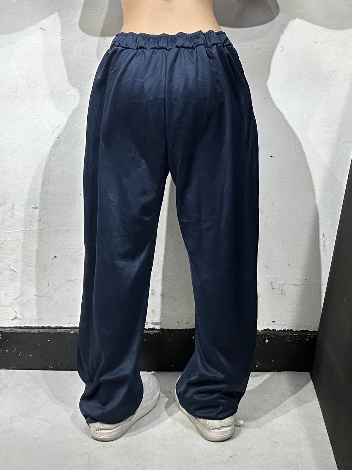 빈티지 네이비 포켓몬 데드스탁 잠만보 와이드 트레이닝 추리닝 팬츠  상품이미지3