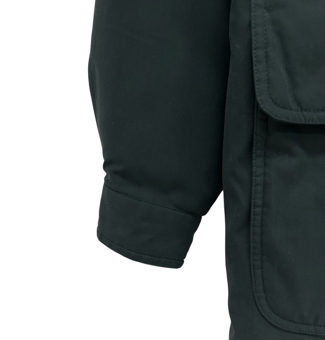 90s YSL 생로랑 구스다운 패딩 다크그린 (L~XL) 상품이미지5