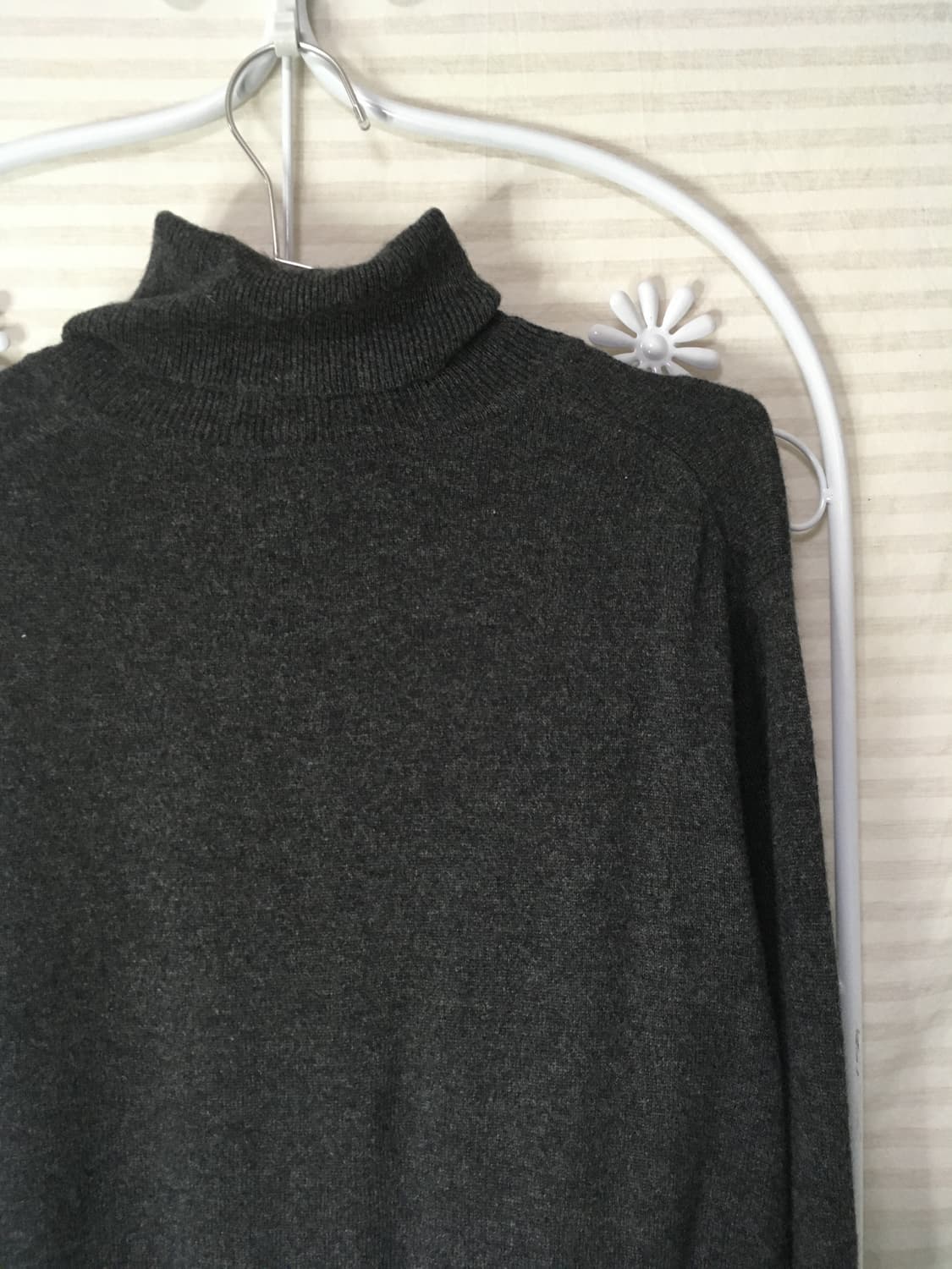 빈티지 차콜 목폴라 니트 y2k 스트릿 갸루 펑키 일본빈티지714 fab 상품이미지3