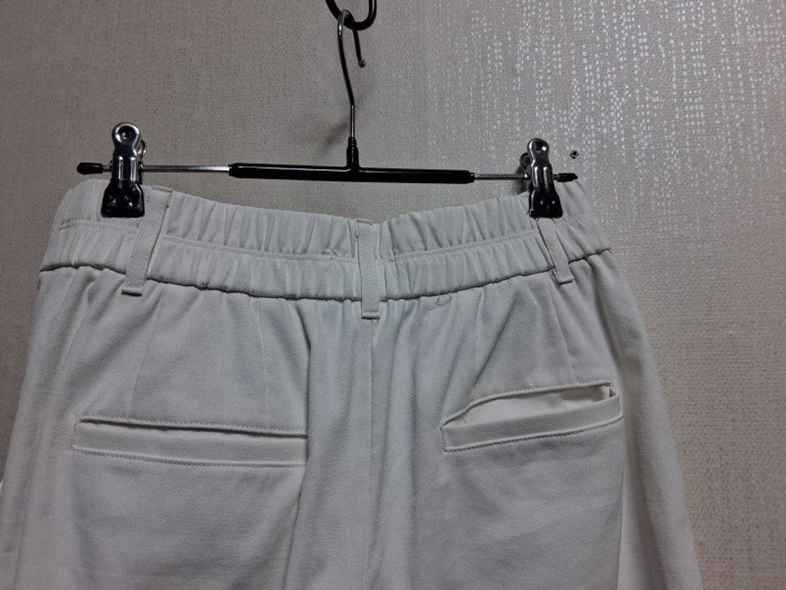 일본구제 PLST 흰색 큐롯팬츠 춘하 계절 8부 9부 
 상품이미지8