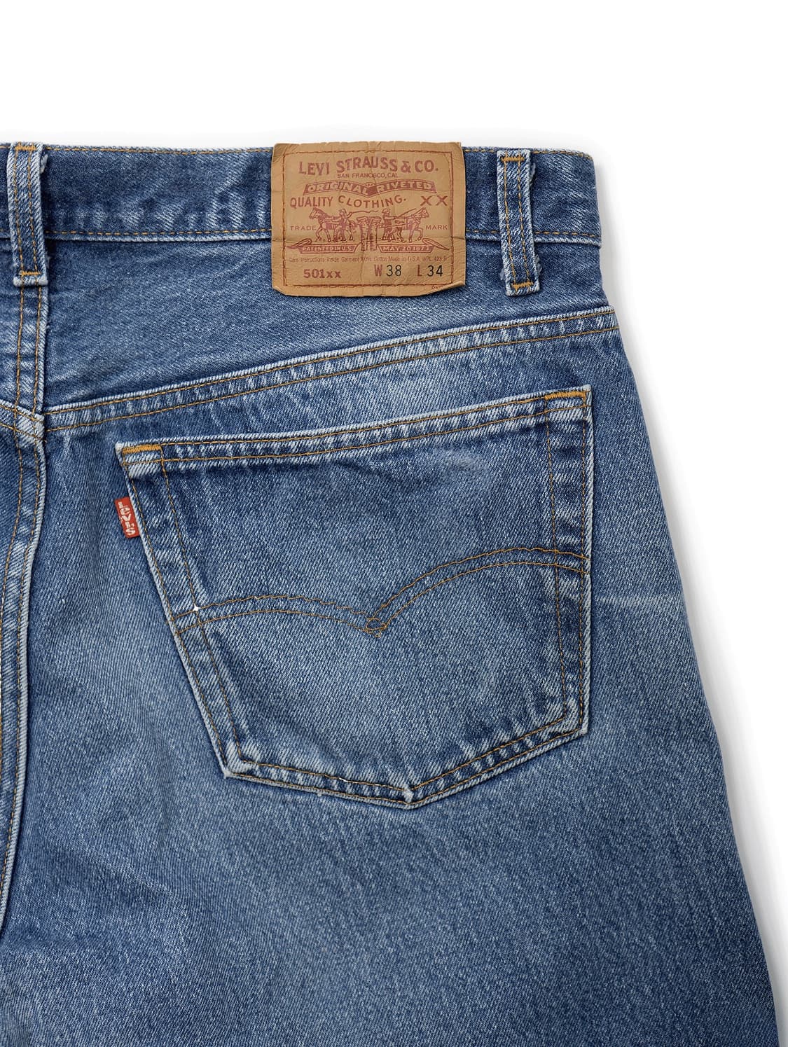 90’s Levi’s 501 Washed Denim Pants 상품이미지5