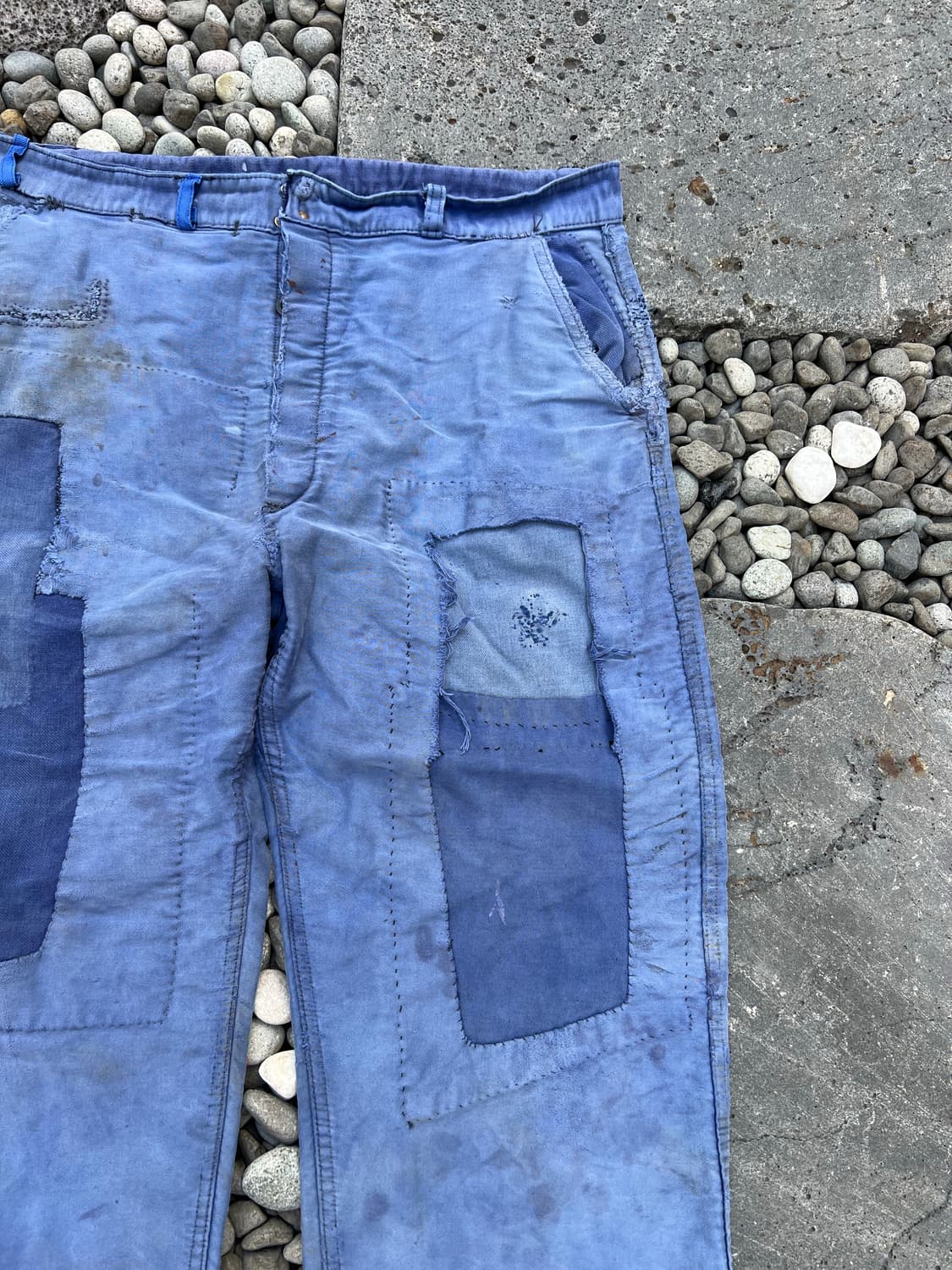 60s OLD FRENCH MOLESKIN FADED 빈티지몰스킨워크팬츠 상품이미지5