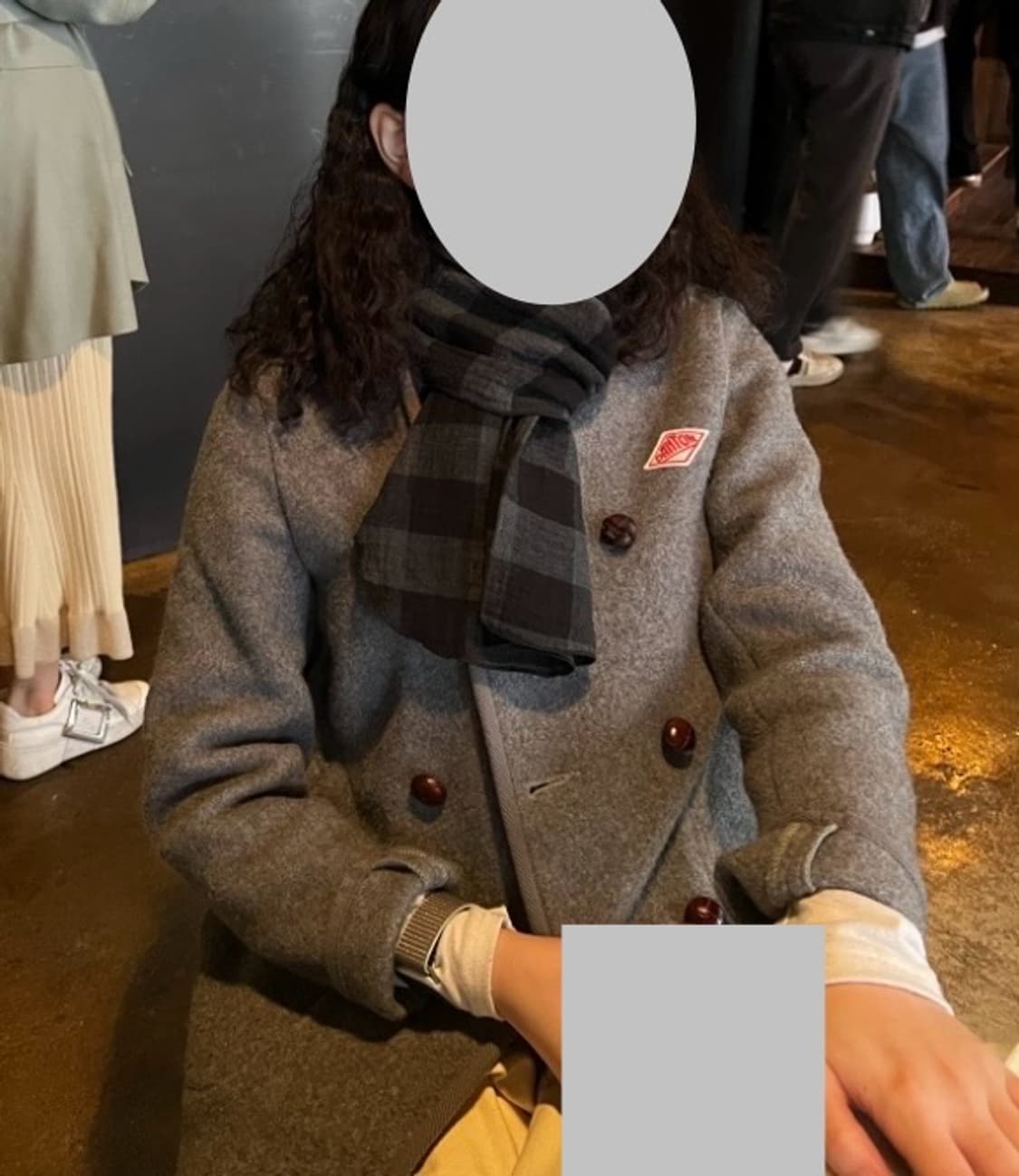 여성 단톤 더블버튼 울 코트 (36) 상품이미지3