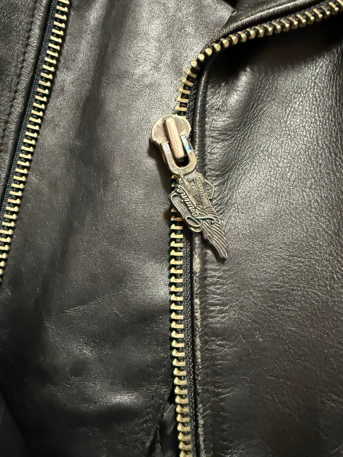 할리데이비슨 블랙 가죽 라이더 자켓 상품이미지3