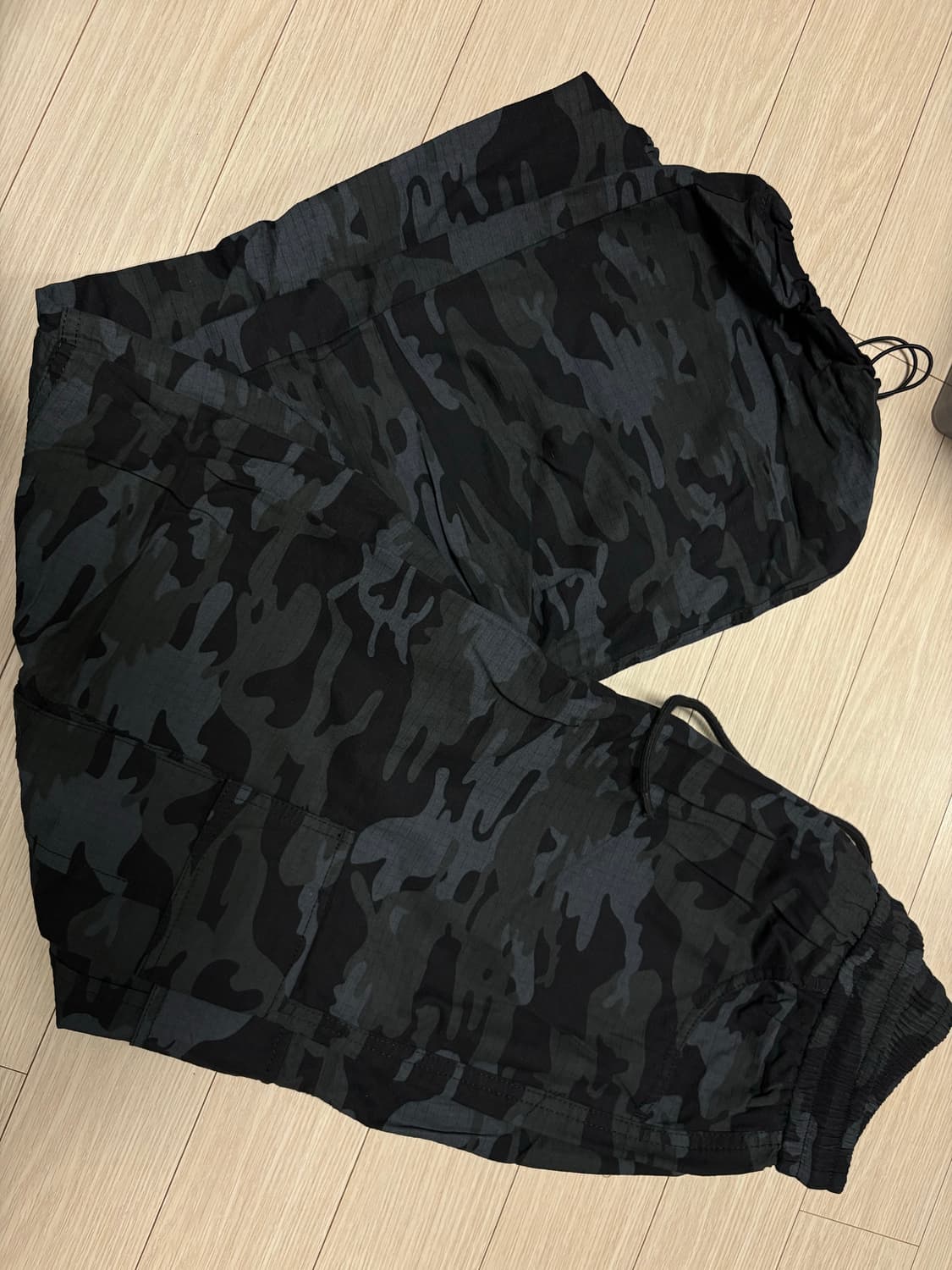 트릴리온 카모 카고 와이드 팬츠 조거팬츠 상품이미지1