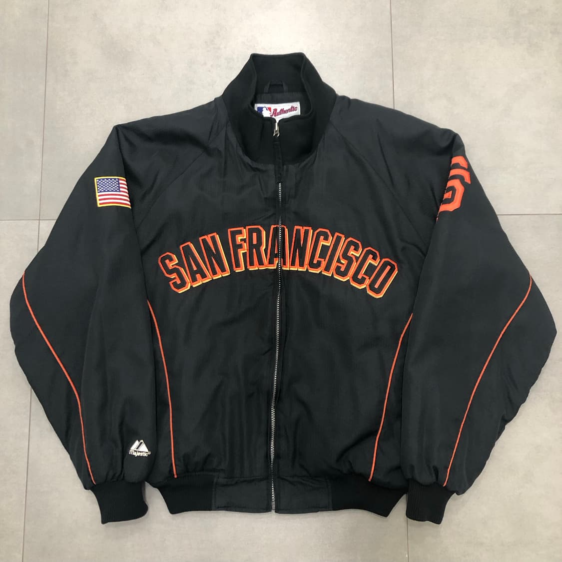 마제스틱 샌프란시스코 mlb 야구 점퍼 스타디움 자켓 M 상품이미지1