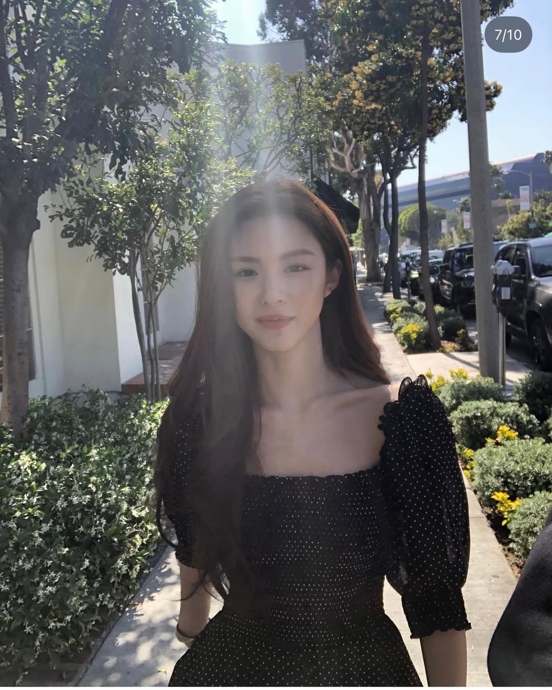 고윤정 리포메이션 도트 원피스 상품이미지3
