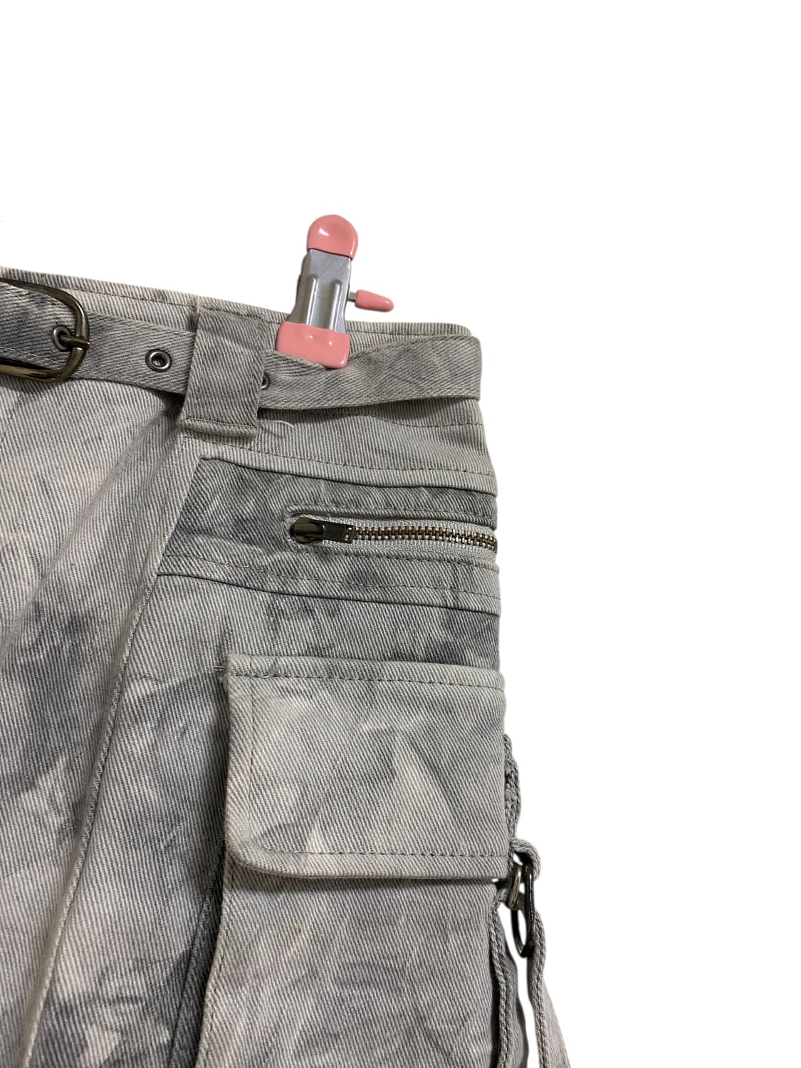 Gray marble belt cargo skirt  상품이미지3