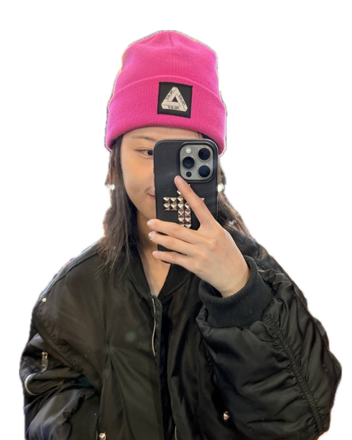 팔라스 트라이퍼그 패치 비니 핑크 - 23SS 상품이미지2