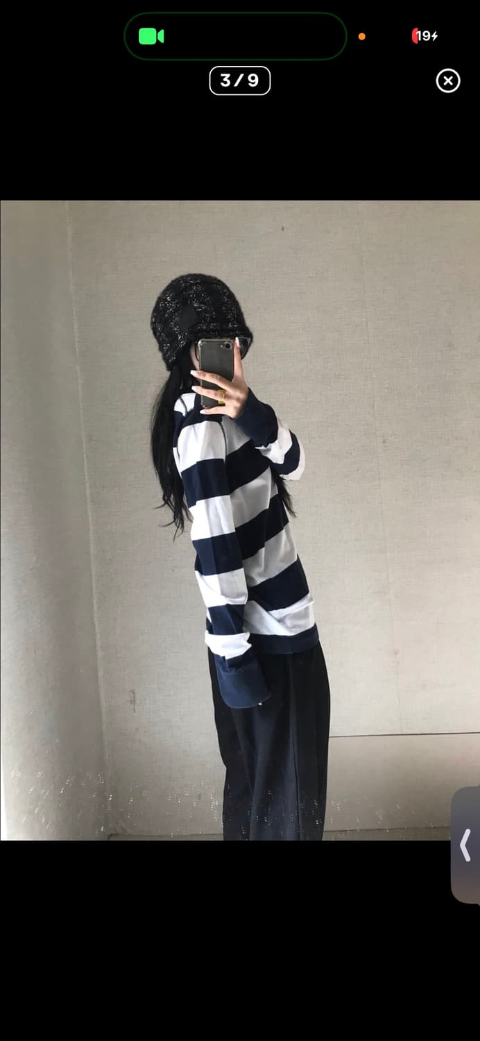 아베크롬비 네이비 스트라이프 롱슬리브 상품이미지5