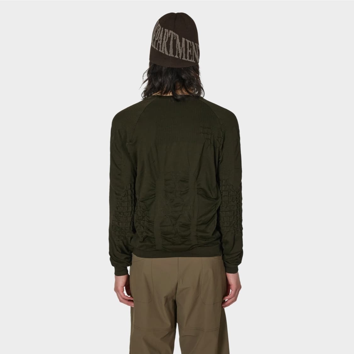 ROA 로아 3D 긴팔 니트 다크 브라운 블랙 XL 상품이미지2