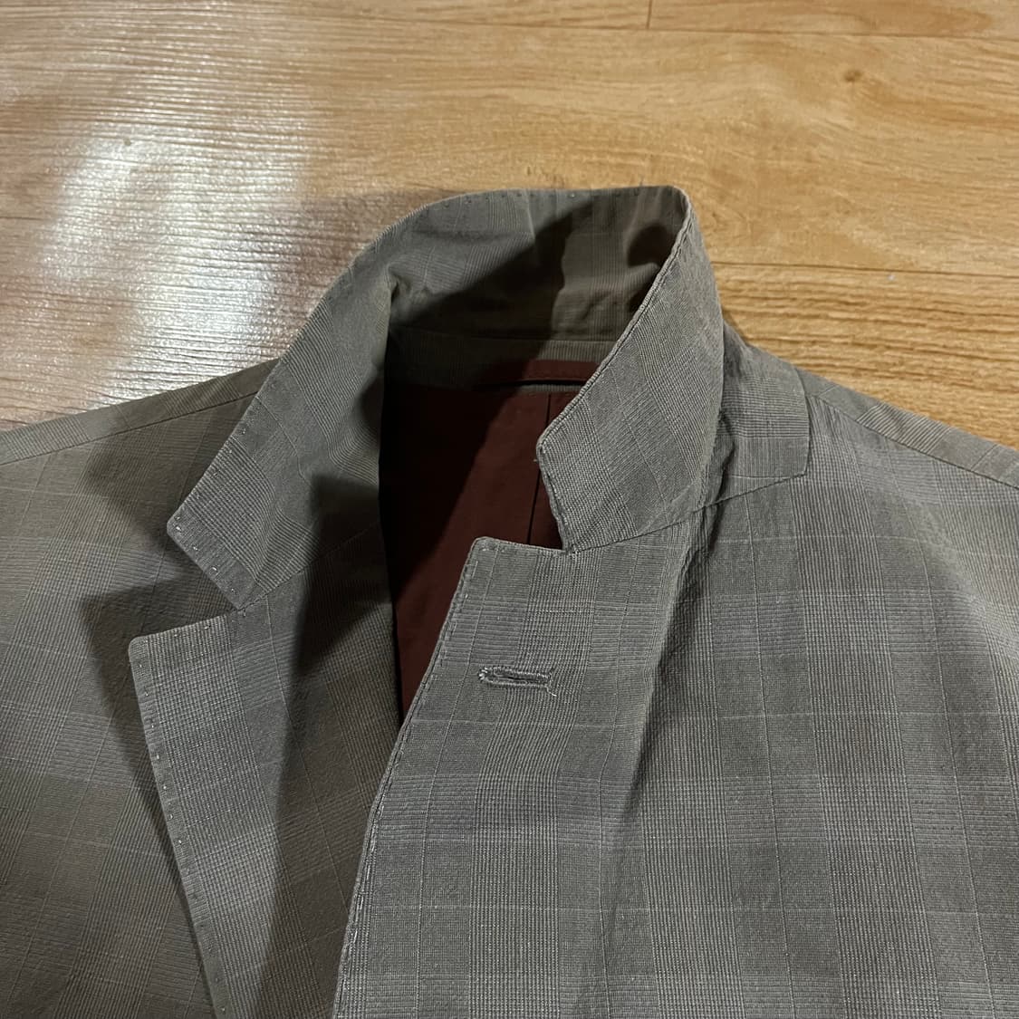 [107] 휴고보스 글렌체크 울린넨 자켓 상품이미지3