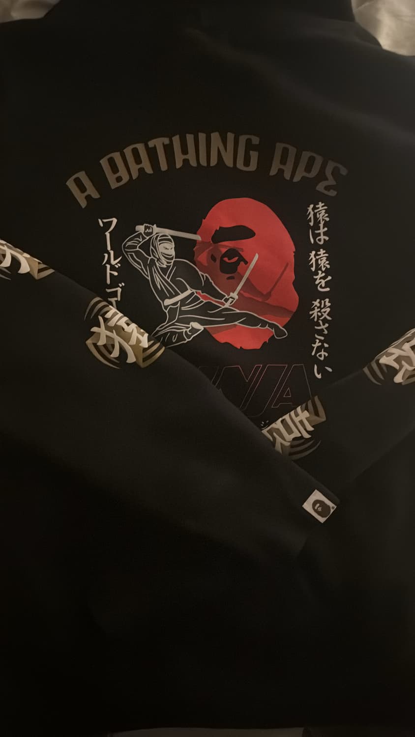 베이프 닌자 풀 후드티 상품이미지1