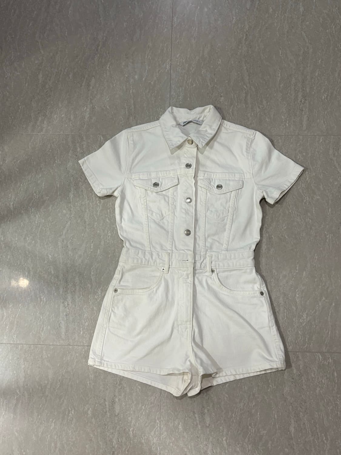 ZARA 자라 데님 점프수트  상품이미지1