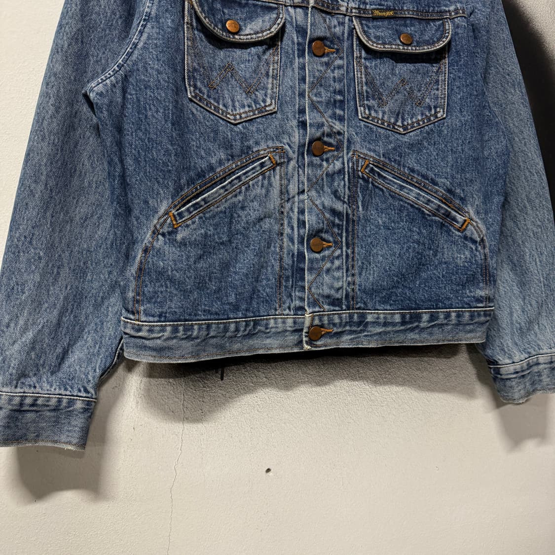 랭글러 OG 90s 웨스턴 카우보이 데님 트러커 자켓 상품이미지4