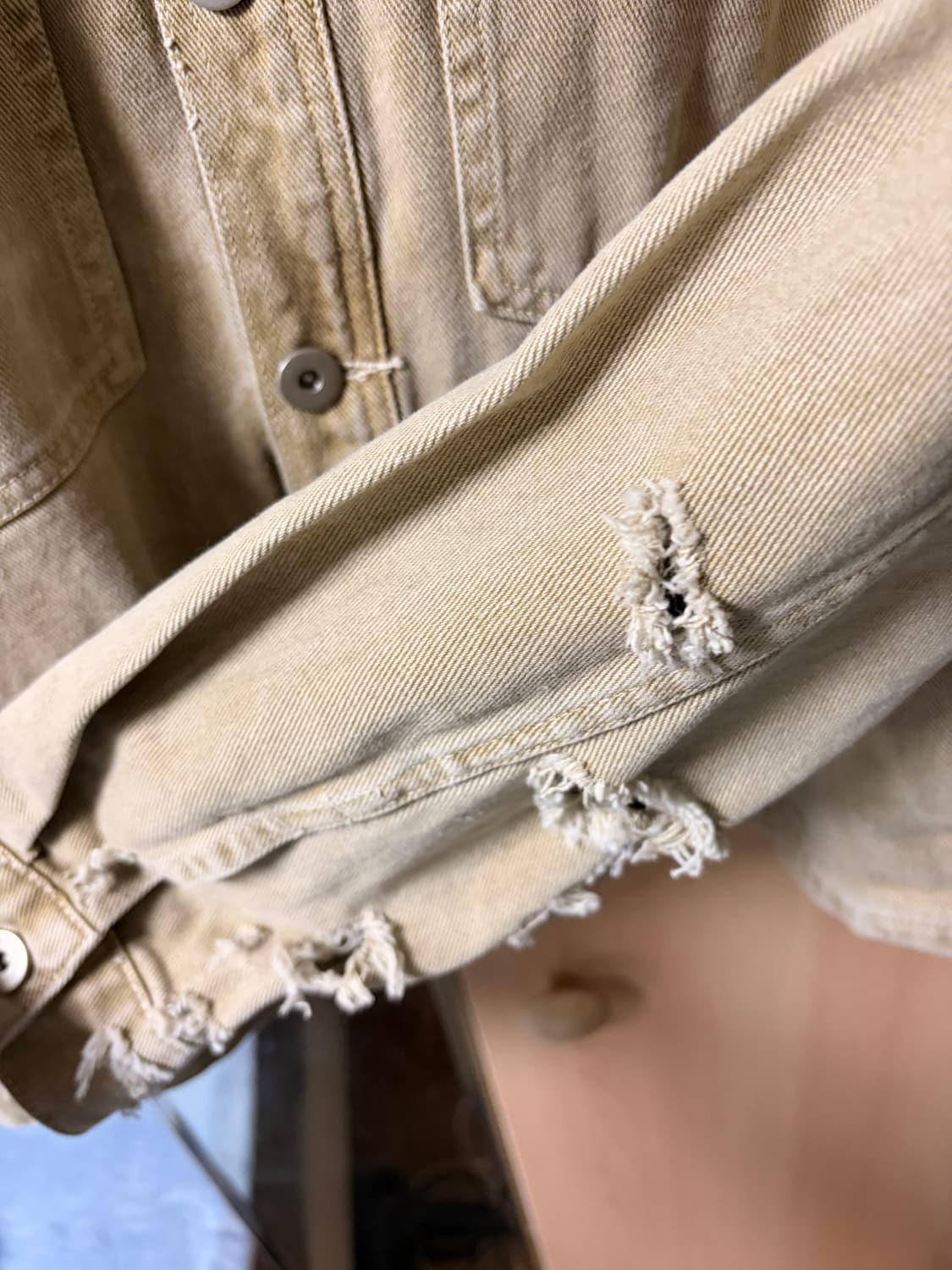 [핸드메이드] 빈티지 2st 디스 트러커 자켓 100 상품이미지4