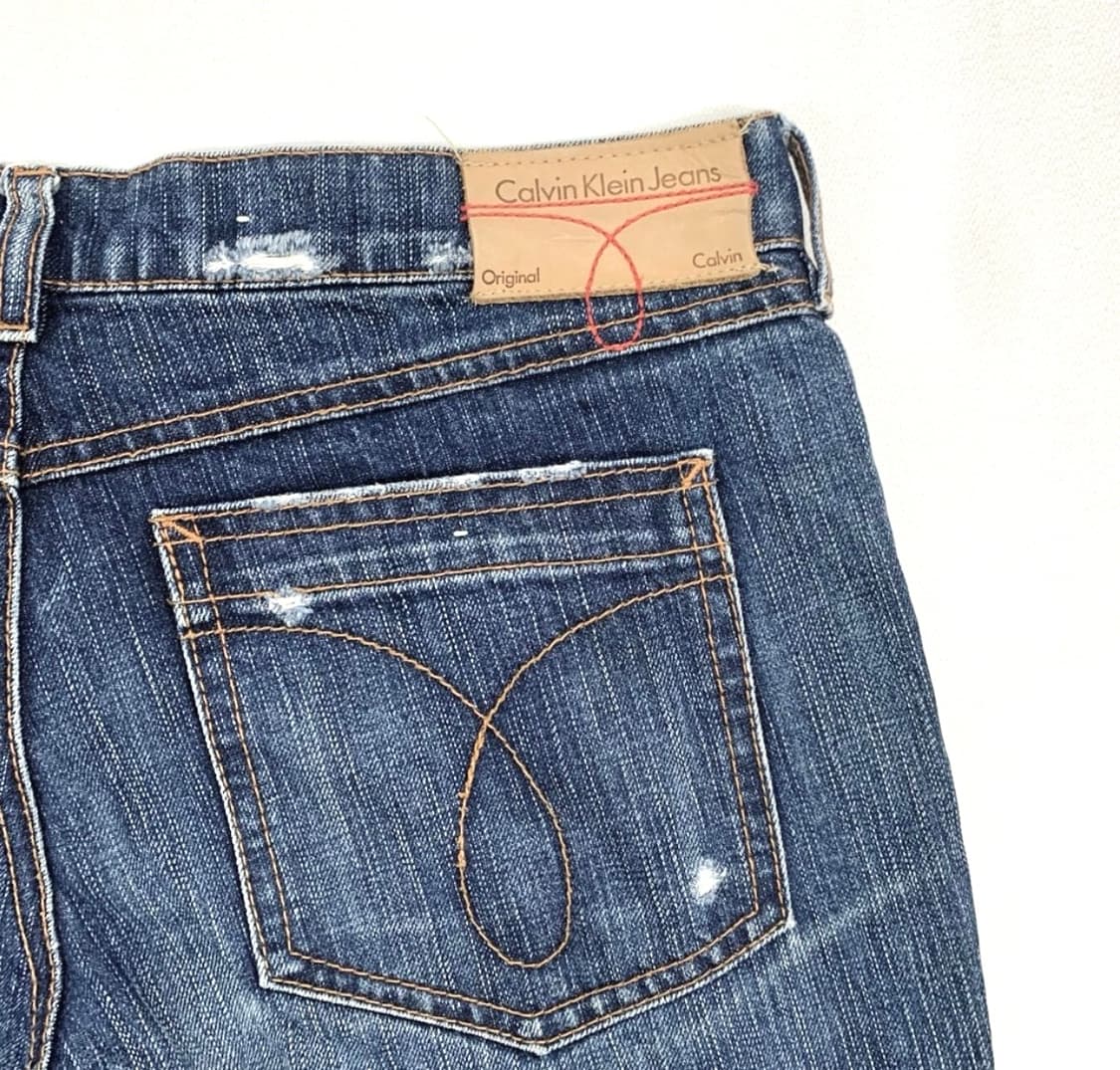 Calvin Klein 캘빈클라인 로우라이즈 부츠컷팬츠 상품이미지2