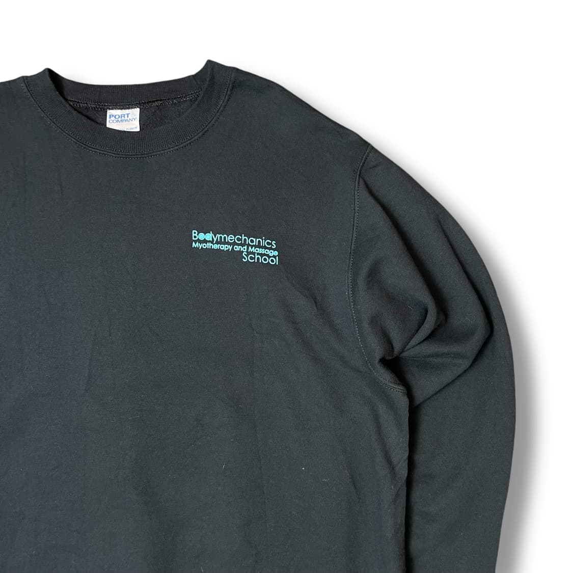 USA 블랙 기모 맨투맨 M 상품이미지3