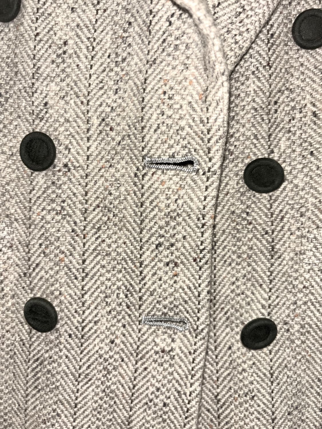 LADIS CAVALIER 재팬 울 헤링본 더블 자켓 / Grey 상품이미지4