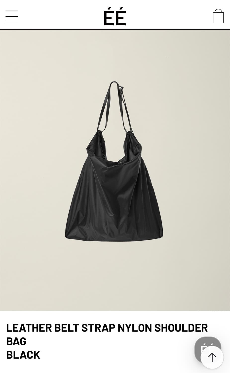 EE 누마레 레더벨트 나일론백 블랙 급처 상품이미지4