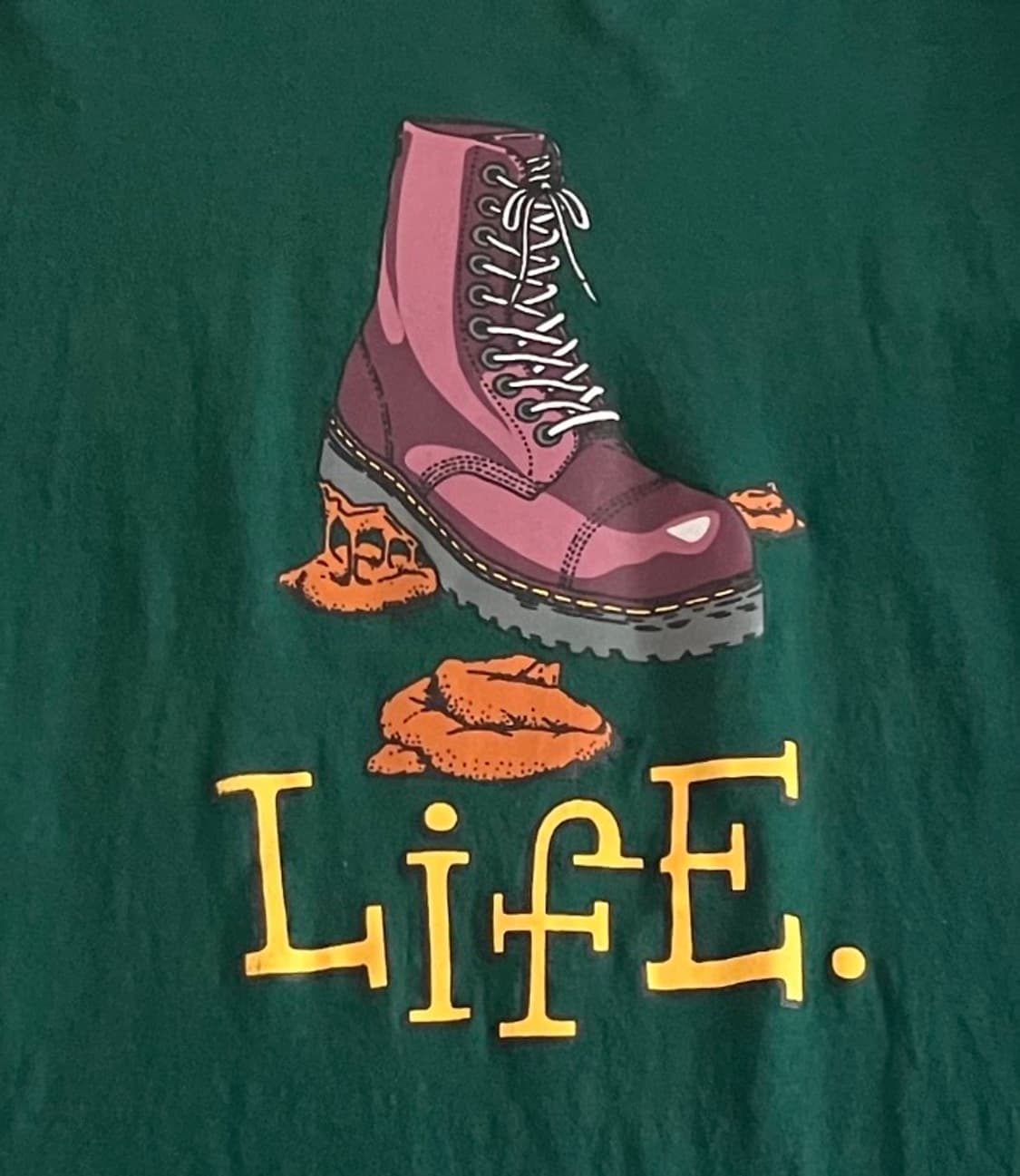 IGGY NYC 사의 닥터마틴 그린 롱 슬리브 티셔츠 M 구제 스트릿 상품이미지1