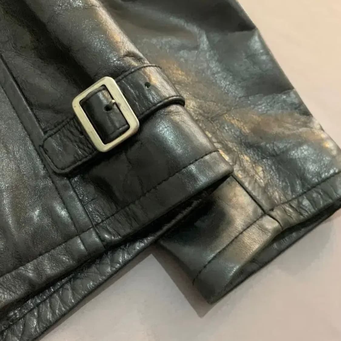 L 폴로랄프로렌 송아지 가죽 레더 싱글 라이더 자켓 상품이미지3