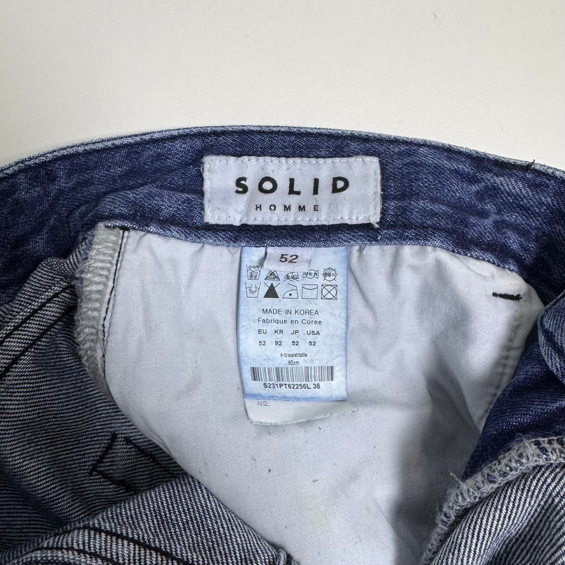 솔리드옴므 데님 52사이즈 상품이미지3