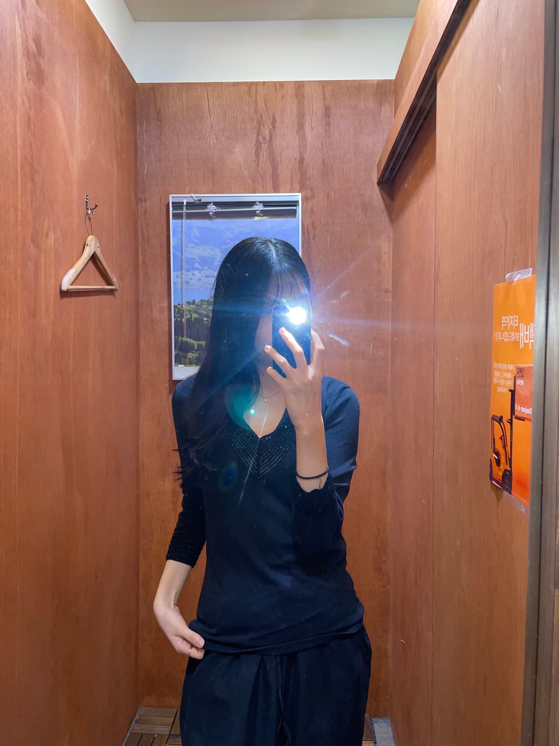 (M) LAUREN 로렌 랄프 로렌 브이넥 니트  상품이미지1