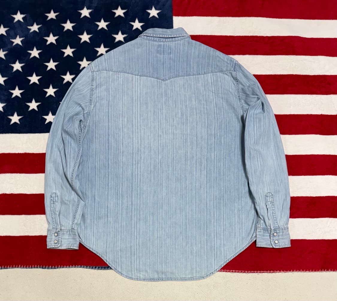 리바이스 웨스턴데님셔츠 levis western shirt 유럽판 빈티지 상품이미지10