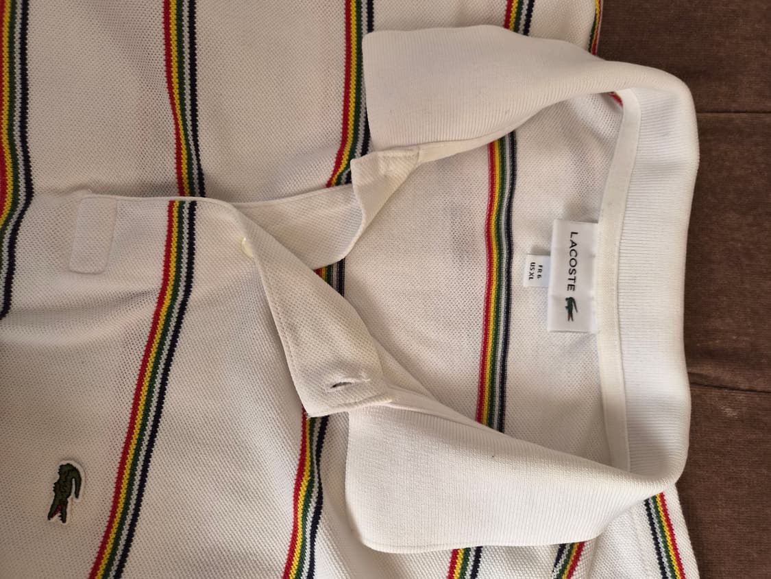 라코스테 남성 레인보우반팔카라PK티셔츠 110사이즈 상품이미지7