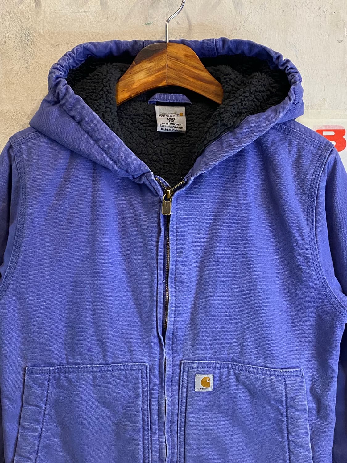 칼하트 덕액티브자켓 xs 퍼플 상품이미지2