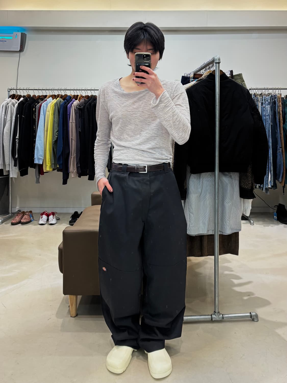 디키즈 더블니 루즈핏 워크팬츠 상품이미지6