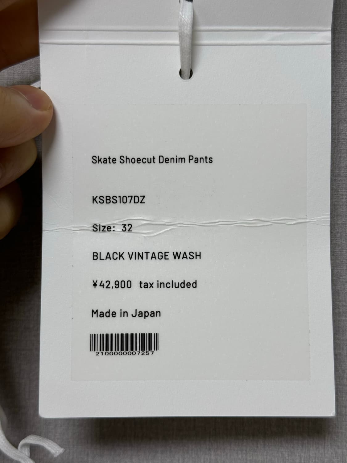 캡틴선샤인 슈컷 흑청 32 상품이미지4