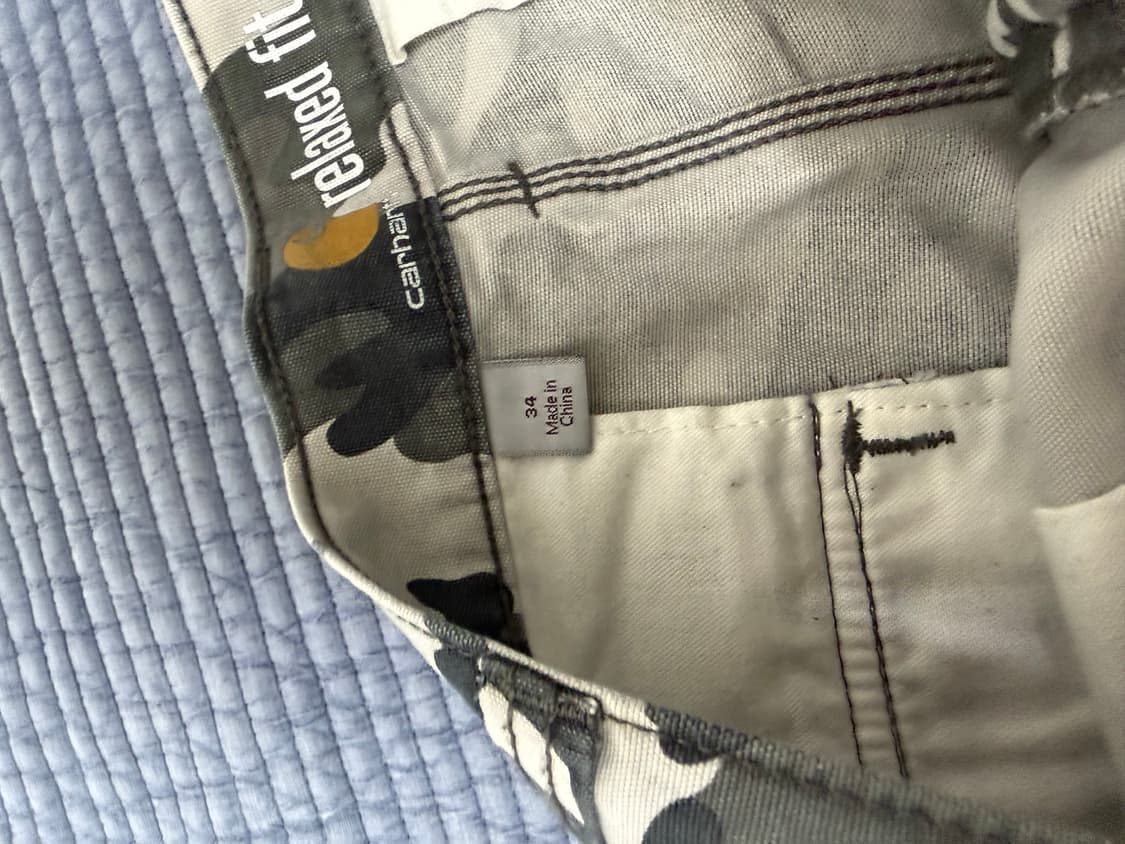 칼하트 카모 반바지 34 carhartt rugged cargo camo 상품이미지2