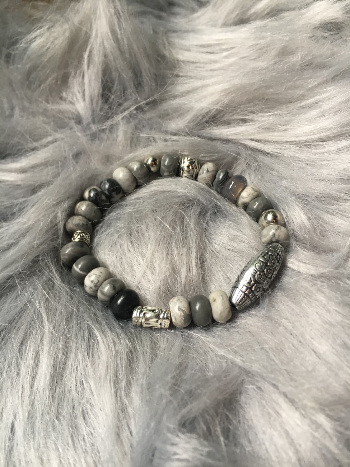 Gray Jasper charm⋆°⋆｡˚ 🪨 상품이미지1