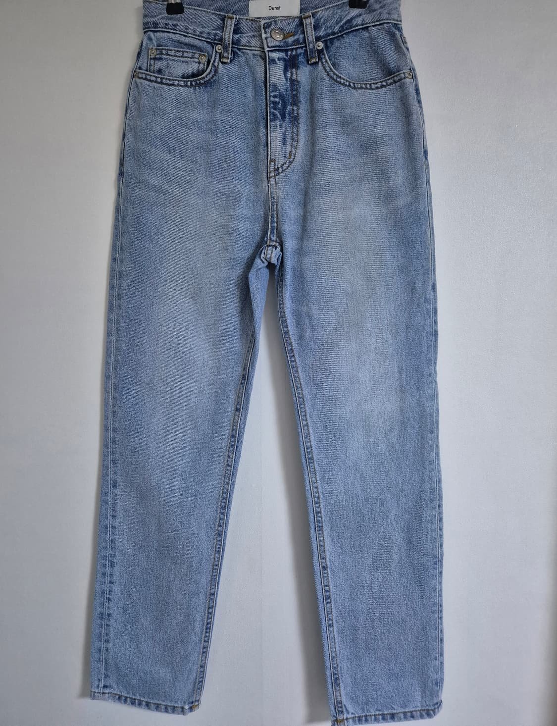 던스트 에센셜 스트레이트진 라이트블루 상품이미지4