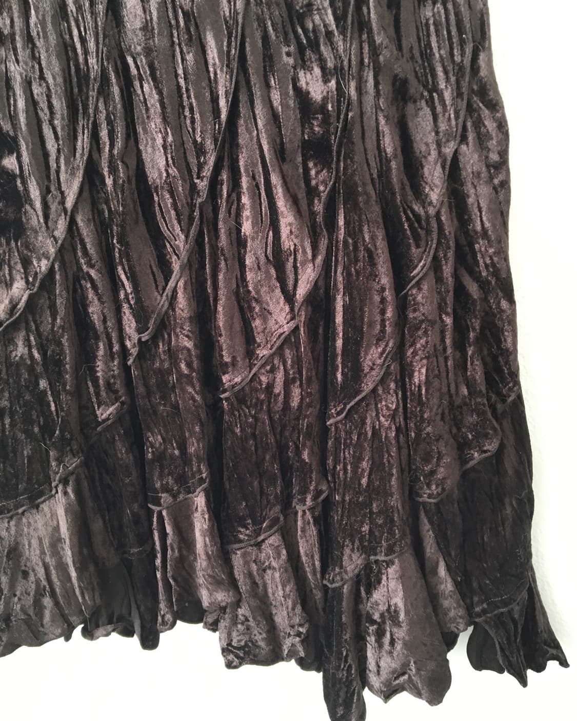 Unbalanced pleat s long skirt 상품이미지3