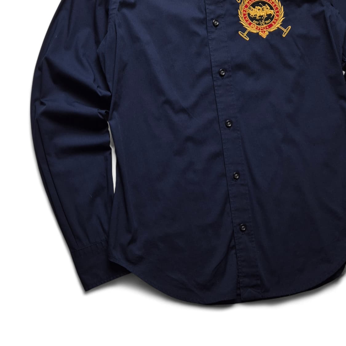 [S] 폴로 랄프로렌 크레스트 로고 포플린 셔츠 네이비 상품이미지3